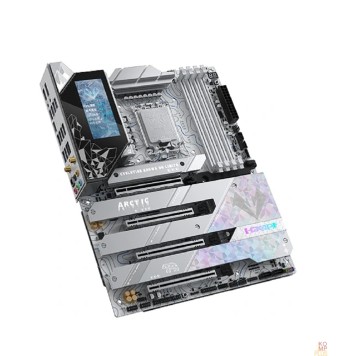 Материнская плата MS-iCraft Z890 ARCTIC (Socket 1851, ATX, 4*DDR5(256Gb), DP/HDMI, 4*SATA3, 4*M.2, 4xPCI-Ex16, 2*Type-C, 9*USB 3.1, LAN 1*5G, BT 5.4, Wi-Fi 7, SPDIF, white, RTL)-2