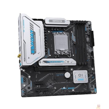 Материнская плата MS-eSport Z890M WIFI (Socket 1851, mATX, 4*DDR5(256Gb), DP/HDMI, 4*SATA3, 3*M.2, 1xPCI-Ex16 /1xPCI-Ex4/1*PCIEx1, 1*Type-C, 4*USB 2.0, 2*USB 3.2, LAN 1*2.5G, BT 5.2,  Wi-Fi 6, SPDIF, black, RTL)-1