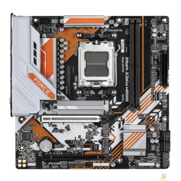 Материнская плата Материнская плата Gigabyte B850M FORCE WF6E SocketAM5 AMD B850 2xDDR5 mATX AC`97 8ch(7.1) 2.5Gg RAID+HDMI+DP-1