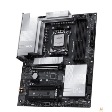 Материнская плата Материнская плата MSI PRO X870E-P WIFI X870E, AM5, 4*DDR5, 3*PCIEx16, 1*PCIEx1, 3*M.2, 2*TypeC, 2*USB3.2Gen2, 6*USB3.2Gen1, 10*USB2.0, 4*SATA3.0, 5G, Type-C(DP), HDMI, ATX, RTL-2