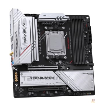 Материнская плата MAXSUN MS-Terminator B850M PRO WIFI (Socket AM5, mATX, 4*DDR5(192Gb), DP/HDMI, 2*SATA3, 3*M.2, 1*PCIEx16/1*PCIEx4, 1* Type-C, 4*USB 2.0, 4*USB 3.2, LAN 1*2.5G, SPDIF, WiFi 6E, RTL)-2