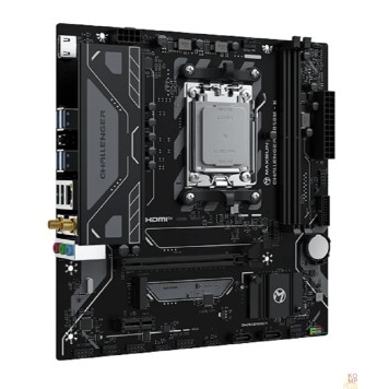 Материнская плата MAXSUN MS-Challenger B850M-K WIFI (Socket AM5, mATX, 2*DDR5 (96Gb), HDMI 1.4, 2*SATA3, 1*M.2, 1*PCIEx16/1*PCIEx1, 2*USB 2.0, 4*USB 3.2, LAN 1*1G, Wi-Fi 6,  RTL)-1