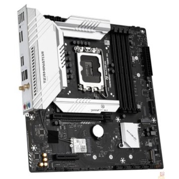 Материнская плата MAXSUN MS-Terminator B760M D4 WIFI6E V2 (Socket 1700, mATX, 4*DDR4(128b), DP/HDMI, 4*SATA3, 3*M.2, 1xPCI-E x16 /1xPCI-E x4, 6*USB 2.0, 2*USB 3.2 GEN2, LAN 1*2.5G,  Bluetooth,  Wi-Fi 802.11ax, RTL)-1