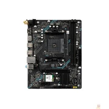 Материнская плата MAXSUN MS-B450M GAMING WIFI (Socket  AM4, mATX, 2*DDR4 (64Gb), DP/HDMI, 2*SATA3, 1*M.2, 1*PCIEx16/1*PCIEx1, 2*USB2.0, 4*USB 3.2 Gen1, LAN 1*1G, Wi-Fi 802.11ac, RTL)-1