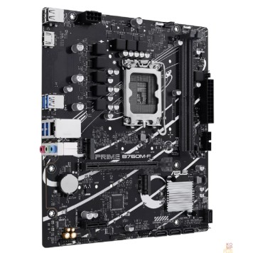 Материнская плата ASUS PRIME B760M-F (Socket 1700, mATX, 2xDDR5(96GB), HDMI 2.1, 1xPCIe 4.0x16/1xPCIe 4.0, 1xLAN (1GbE), 4xSATA 6Gb/s, 2xM.2, 4xUSB 3.2, 2xUSB 2.0)-1