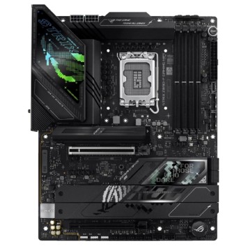 Материнская плата ASUS ROG STRIX Z890-F GAMING WIFI  (Socket 1851,ATX, 4xDDR5(192GB), 1xPCIe 5.0x16/1xPCIe 4.0x16/1xLAN (2.5GbE), Wi-Fi, BT, 4xSATA 6Gb/s, 5xM.2, 2xThunderbolt 4 (USB-C), 2xType-C, 10xUSB 3.2, ATX)