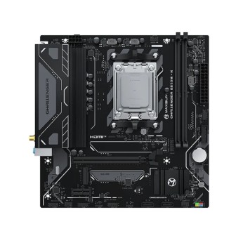 Материнская плата MAXSUN MS-Challenger B850M-K WIFI (Socket AM5, mATX, 2*DDR5 (96Gb), HDMI, 2*SATA3, 1*M.2, 1*PCIEx16/1*PCIEx1, 2*USB 2.0, 4*USB 3.2, LAN 1*1G, Wi-Fi 6,  RTL)