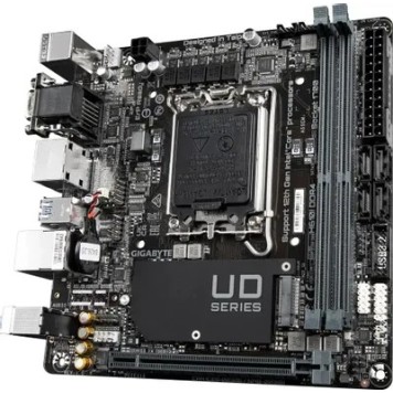 Материнская плата Gigabyte H610I DDR4 Soc-1700 Intel H610 2xDDR4 mini-ITX AC`97 8ch(7.1) GbLAN+VGA+HDMI+DP-1