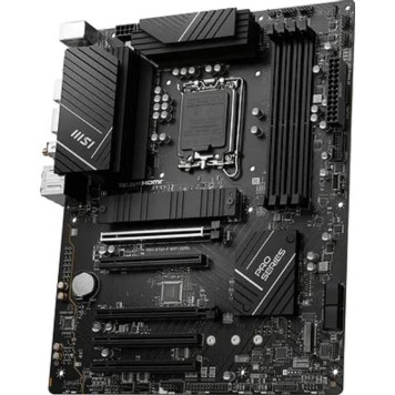 Материнская плата MSI PRO B760-P WIFI DDR4 B760, LGA1700, 4DDR4, 5PCI-Ex16, 3M.2, 4SATA3.0, 3USB3.2 Gen2, 3USB3.2 , Gen1-2