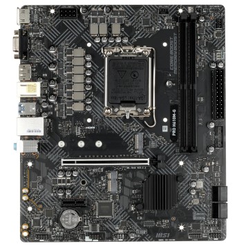 Материнская плата MSI PRO H610M-G, LGA 1700, Intel H610, mATX, Ret
