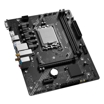 Материнская плата CBR H610M WiFi  Chipset H610, Socket 1700, 2*DDR5, mATX, VGA+HDMI, 1*PCIEx16,1*PCIEx1,1*M.2 NVME, 3*SATA3, 4*USB 2.0 + 2*USB3.0,WiFi, LAN 1Gb