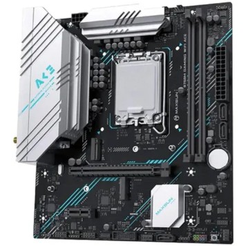 Материнская плата MAXSUN MS-B760M Gaming WIFI ACE (Socket 1700, mATX, 2*DDR5, VGA/HDMI, 3*SATA3, 2*M.2, 1xPCI-E x16 /1xPCI-E x4, 2*USB 2.0, 4*USB 3.2 GEN1, LAN 1*1G,  Bluetooth,  Wi-Fi 802.11ax, RTL)-2