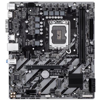 Материнская плата Gigabyte H810M H Socket 1851, Intel®H810, 2xDDR5-6400, D-SUB+HDMI, 1xPCI-Ex16, 1xPCI-Ex1, 4xSATA3(RAID 0/1/5/10), 1xM.2, 8Ch Audio, GLan, (5+2)xUSB2.0, (1+2)xUSB3.2, (0+1)xUSB Type-C™, mATX