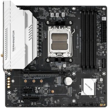 Материнская плата MAXSUN MS-Terminator B650M WIFI6, AM5, B650, 4*DDR5, 4*SATA 3.0, 2*M.2, USB 3.2, USB 2.0, Type-C, 1*PCIE 16, 1*PCIE 4, 1*PCIE 1, HDMI+DP, mATX-1