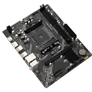 Материнская плата CBR B450M-F Socket AM4, 2*DDR4, mATX, DP+HDMI, 1*PCIEx16/1*PCIEx1/1*M.2(NVME & SATA), 2*SATA3, 6*USB 3.0+4*USB 2.0, LAN 1Gb-2