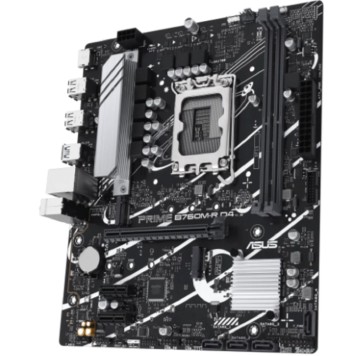 Материнская плата ASUS PRIME B760M-R D4 (Socket 1700, mATX, 2xDDR4(64GB), HDMI 2.1, 1xPCIe 4.0x16/2xPCIe 4.0 x1 , 1xLAN (2.5GbE), 4xSATA 6Gb/s, 2xM.2, 4xUSB 3.2, 4xUSB 2.0)-1