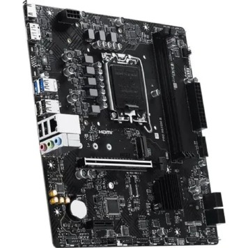 Материнская плата MSI PRO H610M-B  Intel H610, LGA1700, 1xPCIex16 4xSATA 1xM.2 HDMI VGA / mATX-2