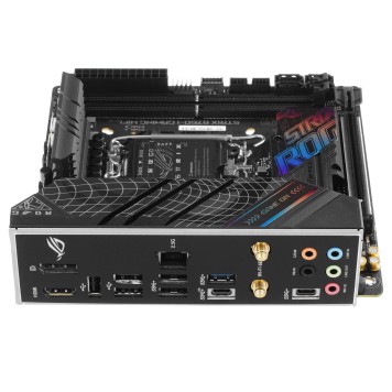 Материнская плата ASUS ROG STRIX B760-I GAMING WIFI  (Socket 1700, mini ITX, 2xDDR5(96GB), DP/HDMI, 1xPCIe 5.0x16, 1xLAN (2.5GbE), Wi-Fi, 4xSATA 6Gb/s, 2xM.2, 2xType-C, 3xUSB 3.2, 3xUSB 2.0)-2