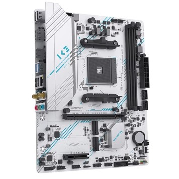 Материнская плата MAXSUN MS-B550M GAMING WIFI ICE (Socket AM4, mATX, 2*DDR4(64Gb), DP/HDMI,  3*SATA3, 2*M.2,  1*PCIEx16/1*PCIEx4, 4*USB2.0, 2*USB 3.0, LAN 1*1G, Bluetooth,  Wi-Fi 802.11ac, RTL)-2