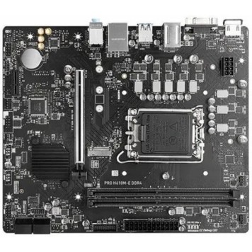 Материнская плата  MSI PRO H610M-E (LGA1700, H610, 2xDDR5, mATX,VGA+HDMI)-1
