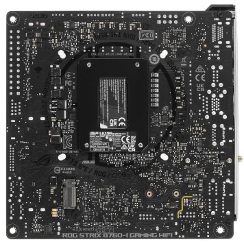 Материнская плата ASUS ROG STRIX B760-I GAMING WIFI  (Socket 1700, mini ITX, 2xDDR5(96GB), DP/HDMI, 1xPCIe 5.0x16, 1xLAN (2.5GbE), Wi-Fi, 4xSATA 6Gb/s, 2xM.2, 2xType-C, 3xUSB 3.2, 3xUSB 2.0)-1