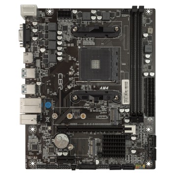 Материнская плата CBR A320 OEM  Chipset A320, Socket AM4, 2*DDR4, mATX, VGA+HDMI, 1*PCIEx16,1*PCIEx1, 1*M.2(NVME), 4*SATA3, 2*USB2.0 + 4*USB3.0, LAN 1Gb OEM УПАКОВКА-2