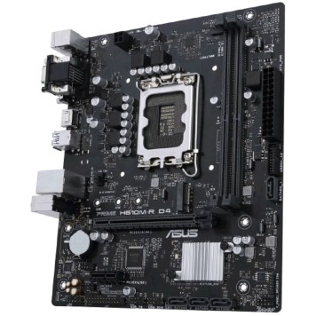Материнская плата ASUS PRIME H610M-R D4-SI (Socket 1700, mATX, 2xDDR4(64GB), VGA/DVI-D/HDMI 2.1, 1xPCIe 4.0x16/1xPCIe 3.0, 1xLAN, 4xSATA 6Gb/s, 1xM.2, 2xUSB 3.2, 2xUSB 2.0, 2xPS/2)-2