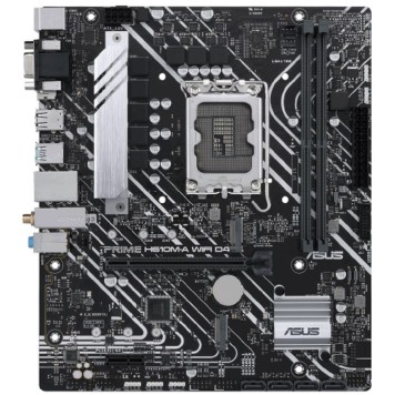 Материнская плата ASUS PRIME H610M-A WIFI D4 (Socket 1700, mATX, 2xDDR4(64GB), VGA/HDMI/DP, 1xPCIe 4.0x16/1xPCIe 3.0, 1xLAN, Wi-Fi, BT, 4xSATA 6Gb/s, 2xM.2, 2xUSB 3.2, 4xUSB 2.0, 2xPS/2)-1