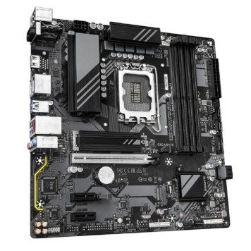 Материнская плата Gigabyte B760M DS3H WF6E GEN5 Soc-1700 Intel B760 4xDDR5 mATX AC`97 8ch(7.1) 2.5Gg RAID+HDMI+DP-1