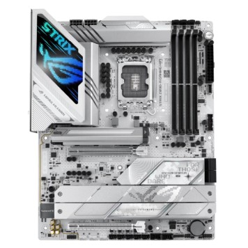 Материнская плата ASUS ROG STRIX Z890-A GAMING WIFI (Socket 1851, ATX, 4xDDR5(192GB), 1xPCIe 5.0x16/1xPCIe 4.0x16, 1xLAN (2.5GbE), Wi-Fi, BT, 4xSATA 6Gb/s, 5xM.2, 2xThunderbolt 4 (USB-C), 1xType-C, 7xUSB 3.2)