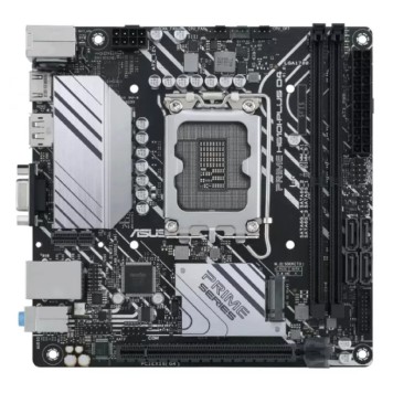 Материнская плата ASUS PRIME H610I-PLUS D4-CSM (Socket 1700, mini ITX, 2xDDR4(64GB), VGA//HDMI/DP, 1xPCIe 4.0x16, 1xLAN, 4xSATA 6Gb/s, 1xM.2, 1xM.2 E key, 2xUSB 3.2, 2xUSB 2.0, 1xPS/2) 