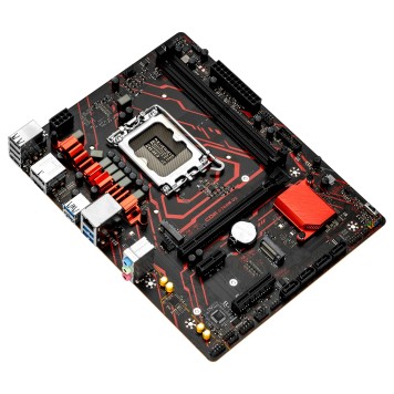 Материнская плата CBR B760M D5 V2  Chipset B760, Socket 1700, 2*DDR5, mATX, DP+HDMI, 1*PCIEx16,1*PCIEx1,2*M.2 NVME, 3*SATA3, 2*USB 2.0 + 4*USB3.2, LAN 1Gb