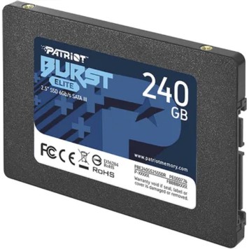 носитель информации Patriot SSD 240Gb Burst Elite PBE240GS25SSDR SATA 3.0-1