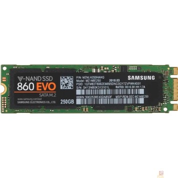 накопитель Samsung SSD 250Gb 860 EVO M.2 MZ-N6E250BW