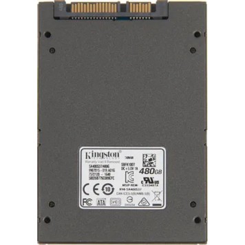 накопитель Kingston SSD 480GB А400 SA400S37/480G(IN) SATA3.0-1