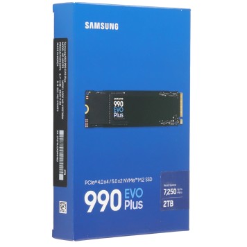накопитель Samsung SSD 2Tb 990 EVO Plus M.2 MZ-V9S2T0B/AM NVMe 2.0, PCIe 4.0 x4, V-NAND TLC-2