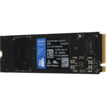 накопитель WD SSD SN5100 SSD M2.2280 PCIe 4.0 2Tb, 7100MBs/6700MBs, TBW 900, WDS200T5B0E, 1 year-2