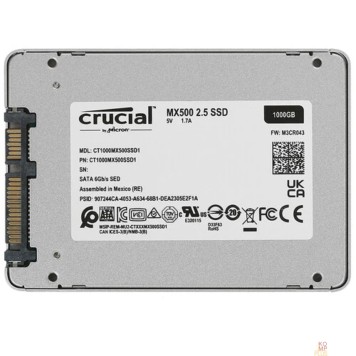 накопитель Crucial SSD MX500 1TB CT1000MX500SSD1 {SATA3}-1