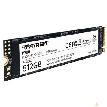 носитель информации Patriot SSD M.2 512Gb P300 P300P512GM28-2