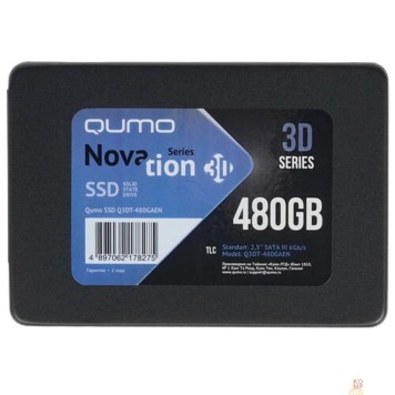 накопитель QUMO SSD 480GB QM Novation Q3DT-480GAEN {SATA3.0}