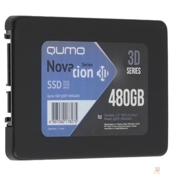 накопитель QUMO SSD 480GB QM Novation Q3DT-480GAEN {SATA3.0}-1