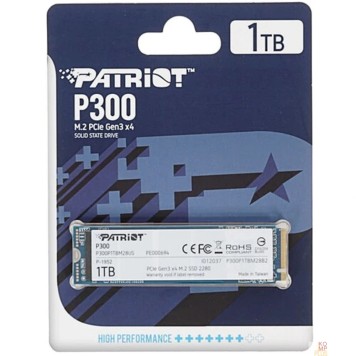 носитель информации SSD Patriot M.2 2280 P300 1TB P300P1TBM28 TLC-2