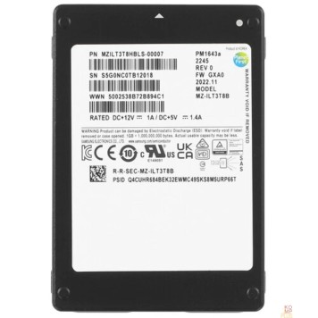 накопитель Samsung SSD 3840Gb PM1643a 2.5