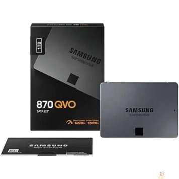 накопитель Samsung SSD 1Tb 870 QVO Series MZ-77Q1T0BW {SATA3.0, 7mm,  V-NAND 4-bit MLC, MKX}-1