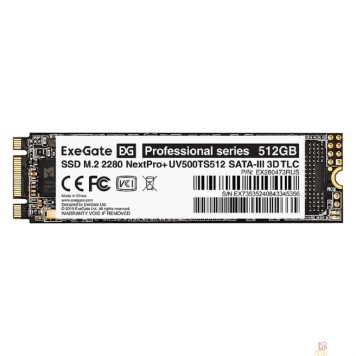 носитель информации ExeGate SSD M.2 512GB Next Pro+ Series EX280473RUS-1