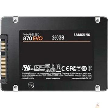 накопитель Samsung SSD 250Gb 870 EVO MZ-77E250BW-2