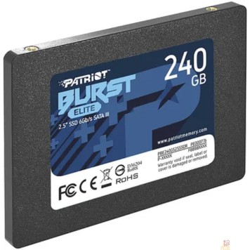 носитель информации Patriot SSD 240Gb Burst Elite PBE240GS25SSDR {SATA 3.0}-2