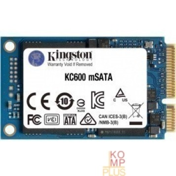 накопитель Kingston SSD 256GB KC600 Series SKC600MS/256G mSATA