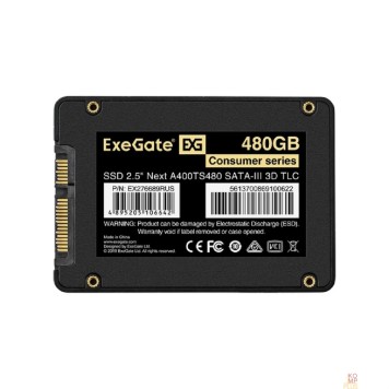носитель информации ExeGate SSD 480GB Next EX276689RUS {SATA3.0}-1