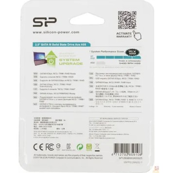 накопитель Silicon Power SSD 128Gb A55 SP128GBSS3A55S25 {SATA3.0, 7mm}-2
